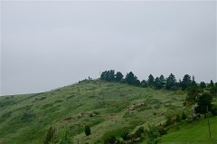 An unlikely spot for a shrine to America's first saint.