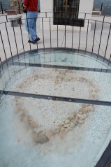 Mother Cabrini's rock sculpture