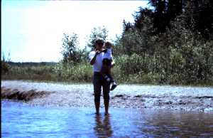 Once upon a time, the author (and one of his sons) waded through the mighty Mississippi near its source.