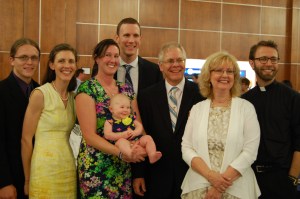 ...and one more time, with feeling, at the post-ordination reception...