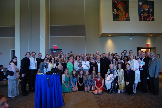 A small sampling of the family, friends and relatives who were on hand to help us celebrate...