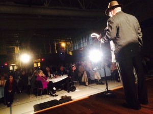 We all basked in the bright lights...