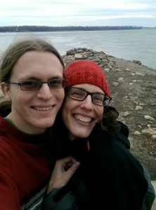 It is fitting: Shane proposed at Confluence State Park...