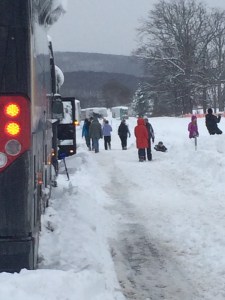 ...the bus passengers got out to help.
