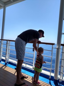 Going deep with Daddy...