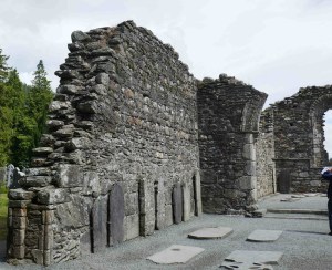 A cathedral in ruins...